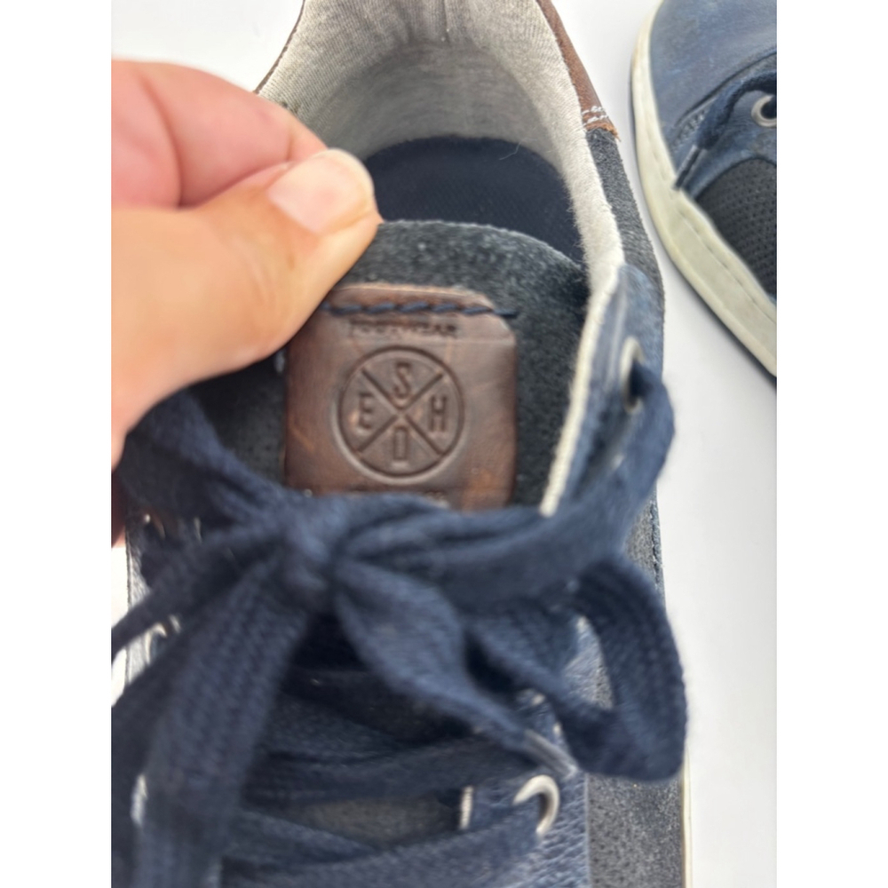 Men's Bull Boxer Sneakers, Size 8, Blue - Picture 11 of 13
